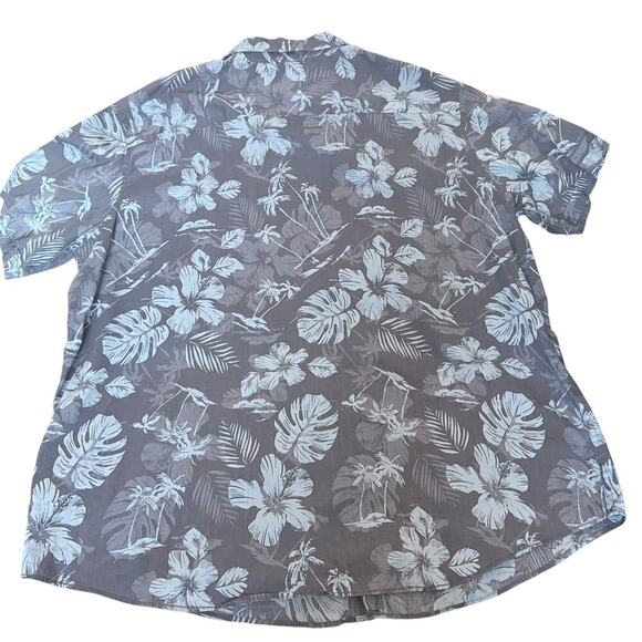 FOUNDRY 3XLT Hawaiian Buttonup Allover print vacation resort golf NWOT COTTON - Picture 2 of 4